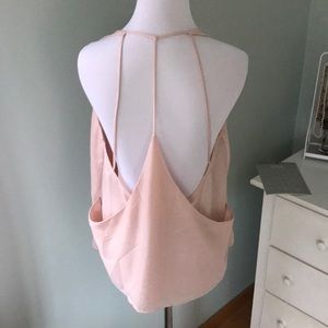 {Charlotte Ruse} Shimmering pink top, M